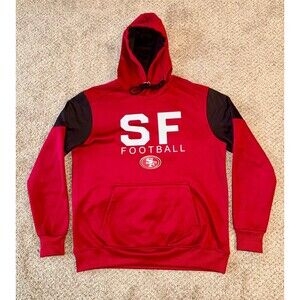 San Francisco 49ers SF Football Performance Hoodie Men’s Medium